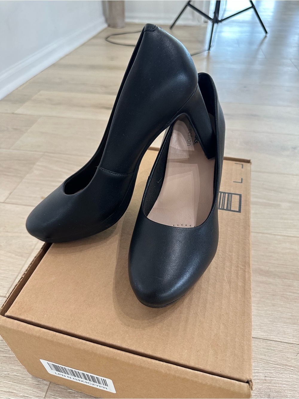 Clarks Black Women's High Heel Pumps